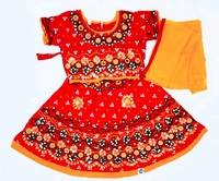 Stylolook Çotton Kumkum Lehanga Cholli For Girls Above 7 To13 Years - Multicolour, All