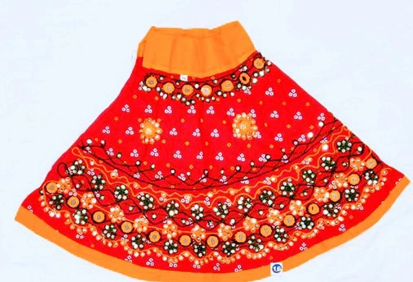Stylolook Çotton Kumkum Lehanga Cholli For Girls Above 7 To13 Years - Multicolour, All