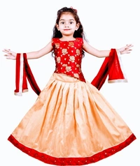 Stylolook Stylish Kids Lehanga Cholli - Multicolour, Above 6 Month To 9 years