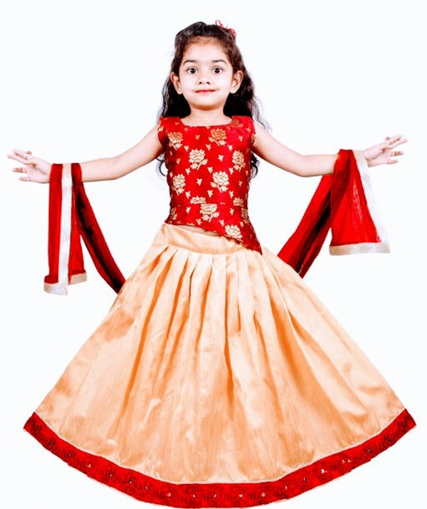 Stylolook Stylish Kids Lehanga Cholli - Multicolour, Above 6 Month To 9 years