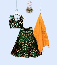Stylolook Kids Lehanga Cholli - Multicolour, 5 to 12 years