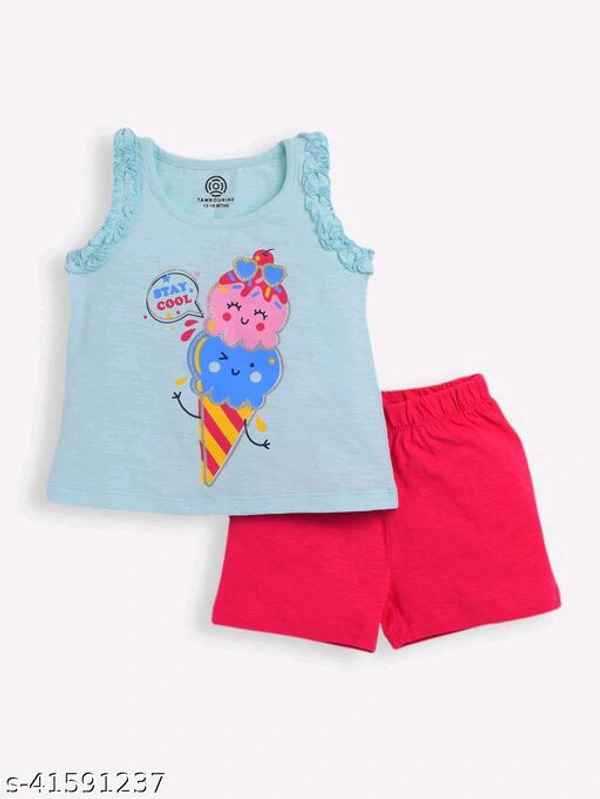Stylolook Combo Of Fency Top and Bottoms For Kids - Multicolour, 1 to 2 years