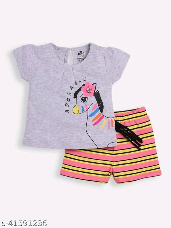 Stylolook Combo Of Fency Top and Bottoms For Kids - Multicolour, 1 to 2 years