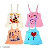 Charmlook Combo Of Girls Tops And Tunics - Multicolour, 3 to 6 months