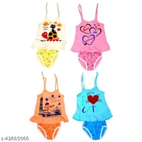 Charmlook Combo Of Girls Tops And Tunics - Multicolour, 3 to 6 months