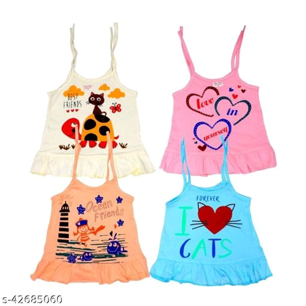 Charmlook Combo Of Girls Tops And Tunics - Multicolour, 3 to 6 months