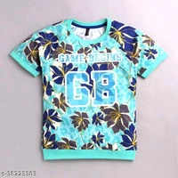 Charmlook Girls Fency T-shirts - Multicolour, 9 to 14 years