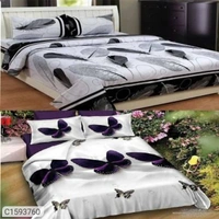 Charmlook Combo Of 2 Single Bedsheets Polycotton - Multicolour, standerd