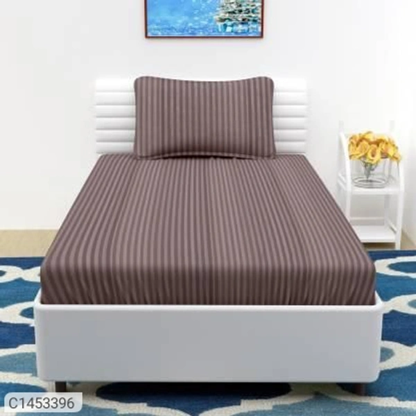 Charmlook *Catalog Name:* Embossed Solid Microfiber Single Bedsheets Vol-3*Details:*Description - It has Set of 1 pc Single Bed Sheet with 1 Pc Pillow CoverFabric: MicrofiberDimension(L X W in inches); Bedsheet: 60 x 90 , Pillow Cover: 18 X 28Work: Embossed SolidThread Count: 140Product Weight (in gm): 700Packaging Dimensions (in cm): 30 x 25 x 5Designs(डिज़ाइन): 4💥 *FREE Shipping* (फ्री शि - Multicolour, standered