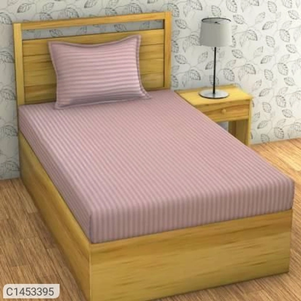 Charmlook *Catalog Name:* Embossed Solid Microfiber Single Bedsheets Vol-3*Details:*Description - It has Set of 1 pc Single Bed Sheet with 1 Pc Pillow CoverFabric: MicrofiberDimension(L X W in inches); Bedsheet: 60 x 90 , Pillow Cover: 18 X 28Work: Embossed SolidThread Count: 140Product Weight (in gm): 700Packaging Dimensions (in cm): 30 x 25 x 5Designs(डिज़ाइन): 4💥 *FREE Shipping* (फ्री शि - Multicolour, standered