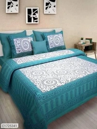Stylolook *Catalog Name:* Comfort Cotton Printed Double Bedsheets Vol-8*Details:*Package Contains: It has 1 Piece of Kaam BARFI Printed Double Bedsheets With 2 Pillow CoversFabric: CottonProduct Size : Bedsheet(L X W In Inch): 90 X 100, Pillow Cover (L X W In Inch): 17 X 27Work: PrintedThread Count: 254Product Weight: 800Package Dimension (L X B X H in cm): 26 x 23 X 8Designs(डिज़ाइन): 3💥 * - Multicolour, standered