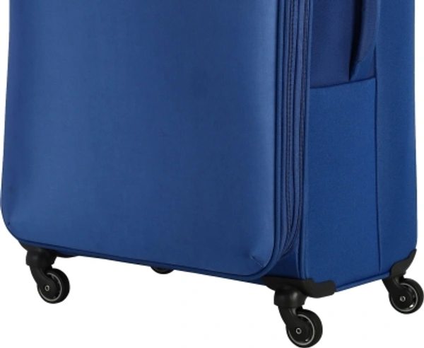 Stylolook America Tourist Ganeva Spinner 79 Cm Blue Expandable Check In Luggage 31 Inch - Navy Blue, Big