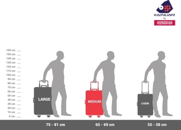 Stylolook Trolley Luggage Check In Luggage 27 Inch - Red, large