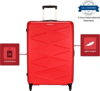 Stylolook Trolley Luggage Check In Luggage 27 Inch - Red, large
