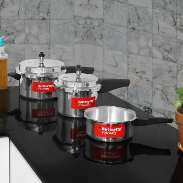 Butterfly pressure Cooker - white, Free