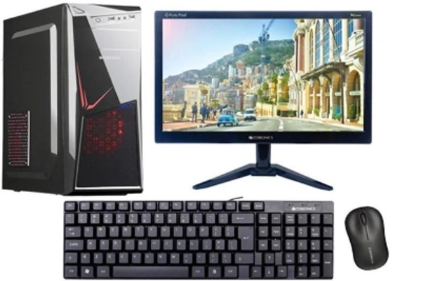 Assembled Pro Core 2 Duo (2 GB DDR2/500 GB/Windows 7 Ultimate/18.5 Inch Screen/ZEB-FIRE)Windows 7 UltimateIntel Core 2 DuoHDD Capacity 500 GBRAM 2 GB DDR218.5 inch Display - Black, standered