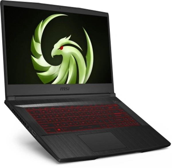 MSI Bravo 15 Ryzen 5 Hexa Core 4600H - (8 GB/512 GB SSD/Windows 10 Home/4 GB Graphics/AMD Radeon RX 5500M/60 Hz) Bravo 15 A4DDR-420IN Gaming Laptop15.6 inch Full HD LED Backlit IPS Display (60Hz Refresh Rate, 45%NTSC Color Gamut)Light Laptop without Optical Disk DrivePre-installed Genuine Windows 10 OS7  - Black, standered