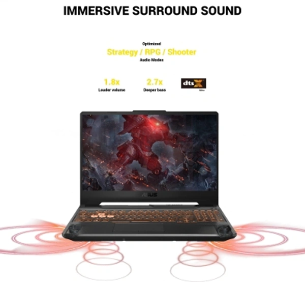 ASUS TUF Gaming A17 Ryzen 7 Octa Core 4800H - (16 GB/1 TB HDD/256 GB SSD/Windows 10 Home/6 GB Graphics/NVIDIA GeForce GTX 1660 Ti/120 Hz) FA706IU-H7220T Gaming LaptopNVIDIA GeForce GTX 1660 Ti17.3 inch Full HD LED Backlit Anti-glare IPS-Level Display (250 nits Brightness, 800:1 Contrast, 45% NTSC, 67% sRGB, 50% Adobe, 170/170 Viewing Angle, 120 Hz Refresh Rate, 16:9 Aspect Ratio)Li - Black, king