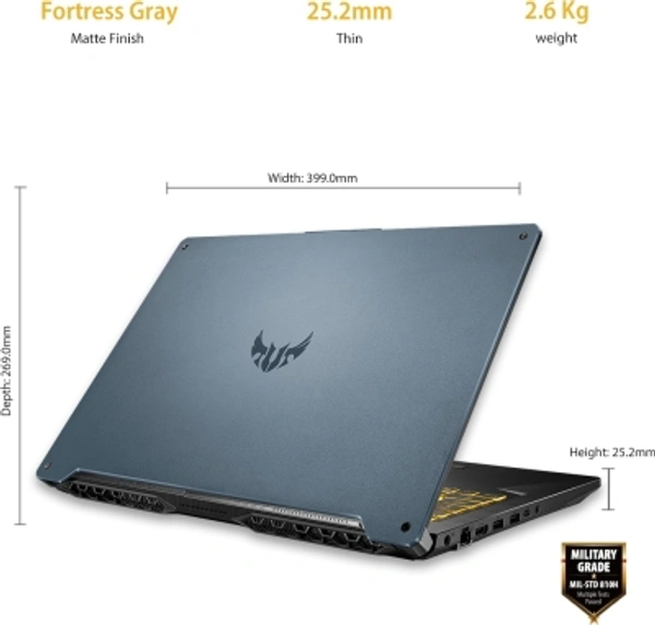 ASUS TUF Gaming A17 Ryzen 7 Octa Core 4800H - (16 GB/1 TB HDD/256 GB SSD/Windows 10 Home/6 GB Graphics/NVIDIA GeForce GTX 1660 Ti/120 Hz) FA706IU-H7220T Gaming LaptopNVIDIA GeForce GTX 1660 Ti17.3 inch Full HD LED Backlit Anti-glare IPS-Level Display (250 nits Brightness, 800:1 Contrast, 45% NTSC, 67% sRGB, 50% Adobe, 170/170 Viewing Angle, 120 Hz Refresh Rate, 16:9 Aspect Ratio)Li - Black, king