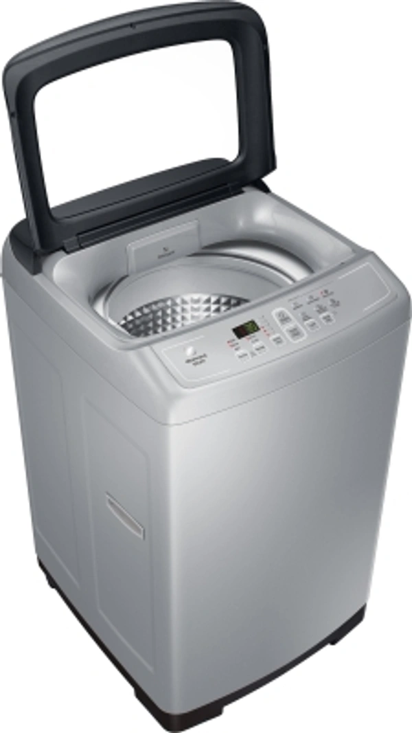 Samsung SAMSUNG 6.5 kg Diamond Drum feature Fully Automatic Top Load SilverColor: Imperial Silver, Silver, Sparkling Grey, Imperial SilverCapacity: 6.2 kg, 6.5 kg, 7 kg, 7.5 kgStar Rating: 3, Non-RatedFully Automatic Top Load Washing Machines are ergonomically friendly and provide great wash quality680 rpm  : Higher the spin speed, lower the drying time3 Star Rating6.5 kg10 Days Replacemen - white, standered