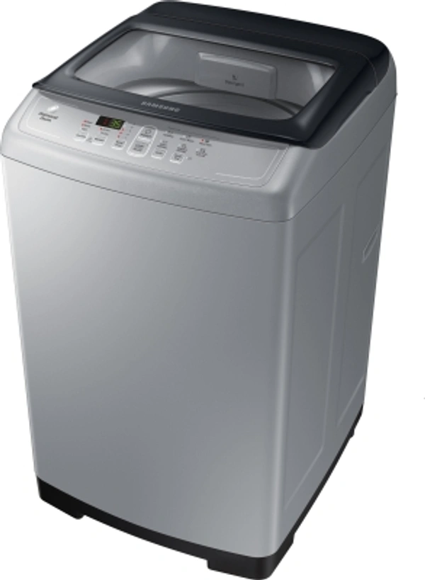 Samsung SAMSUNG 6.5 kg Diamond Drum feature Fully Automatic Top Load SilverColor: Imperial Silver, Silver, Sparkling Grey, Imperial SilverCapacity: 6.2 kg, 6.5 kg, 7 kg, 7.5 kgStar Rating: 3, Non-RatedFully Automatic Top Load Washing Machines are ergonomically friendly and provide great wash quality680 rpm  : Higher the spin speed, lower the drying time3 Star Rating6.5 kg10 Days Replacemen - white, standered
