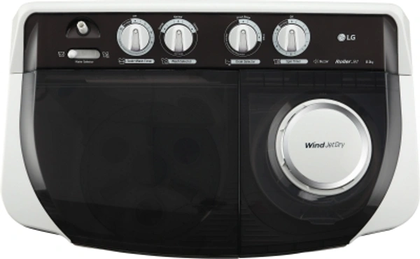 LG 8kg LG 8 kg 5 Star Rating Semi Automatic Top Load Grey, WhiteColor: Dark Gray, PurpleSemi Automatic Top Load1350 rpm  : Higher the spin speed, lower the drying timeNumber of wash programs - 45 Star Rating8 kg10 Days Replacement Policy, No questions asked. - Multicoulor, standered
