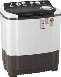 LG 8kg LG 8 kg 5 Star Rating Semi Automatic Top Load Grey, WhiteColor: Dark Gray, PurpleSemi Automatic Top Load1350 rpm  : Higher the spin speed, lower the drying timeNumber of wash programs - 45 Star Rating8 kg10 Days Replacement Policy, No questions asked. - Multicoulor, standered