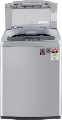 लग6.5Kg LG 6.5 kg 5 Star Inverter Fully Automatic Top Load SilverFully Automatic Top Load Washing Machines are ergonomically friendly and provide great wash quality780 rpm  : Higher the spin speed, lower the drying time5 Star Rating6.5 kg10 Days Replacement Policy, No questions asked. - Light Grey, standered