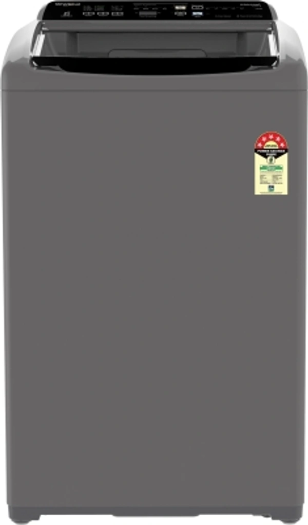 Whilpool 7.5 Kg Whirlpool 7.5 kg 5 Star, Hard Water wash Fully Automatic Top Load GreyColor: Full Body wine, Grey, wine (L3)Capacity: 7 kg, 7.5 kgFully Automatic Top Load Washing Machines are ergonomically friendly and provide great wash quality740 rpm  : Higher the spin speed, lower the drying timeNumber of wash programs - 125 Star Rating7.5 kg10 Days Replacement Policy, No questions asked. - light Grey, standered