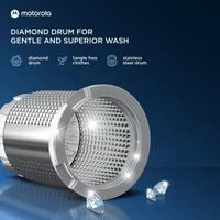 Motorola 6KG MOTOROLA 6 kg 5 Star Fully Automatic Top Load GreyCapacity: 6 kg, 6.5 kg, 7.5 kg, 8 kg, 10.5 kgConnectivity: Non-WiFi, WiFi EnabledFully Automatic Top Load Washing Machines are ergonomically friendly and provide great wash quality700 rpm  : Higher the spin speed, lower the drying timeNumber of wash programs - 85 Star Rating6 kg10 Days Replacement Policy, No questions asked. - light Grey, standered