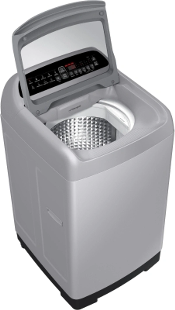 Samsung 7 KG SAMSUNG 7 kg 5 Star Inverter with Diamond Drum Fully Automatic Top Load SilverColor: Imperial Silver, Light Grey, Mangolia PlumCapacity: 6.5 kg, 7 kg, 8 kgFully Automatic Top Load Washing Machines are ergonomically friendly and provide great wash quality750 rpm  : Higher the spin speed, lower the drying time5 Star Rating7 kg10 Days Replacement Policy, No questions asked. - light Grey, standered