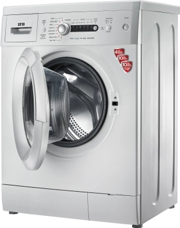 IFB6 KG IFB 6 kg 5 Star Aqua Energie, Laundry Add, Tub Clean, Fully Automatic Front Load with In-built Heater WhiteColor: Silver, WhiteFully Automatic Front Load Washing Machines have Great Wash Quality with very less running cost800 rpm  : Higher the spin speed, lower the drying timeNumber of wash programs - 8 : With higher wash programs-Wash a variety of fabrics5 Star Rating6 kg10 Days R - white, standered