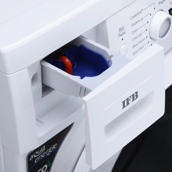 IFB6 KG IFB 6 kg 5 Star Aqua Energie, Laundry Add, Tub Clean, Fully Automatic Front Load with In-built Heater WhiteColor: Silver, WhiteFully Automatic Front Load Washing Machines have Great Wash Quality with very less running cost800 rpm  : Higher the spin speed, lower the drying timeNumber of wash programs - 8 : With higher wash programs-Wash a variety of fabrics5 Star Rating6 kg10 Days R - white, standered