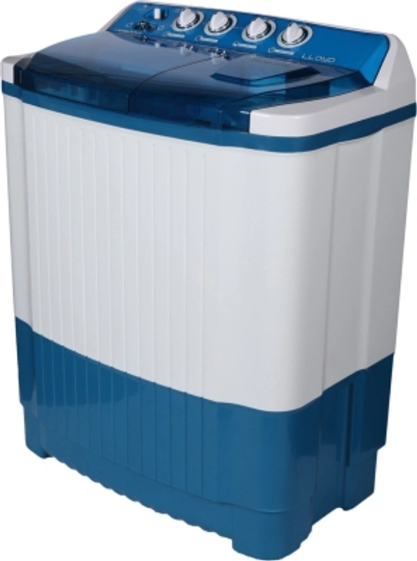 Lioyd 8kg Semi Auto Lloyd 8 kg Semi Automatic Top Load Blue, WhiteSemi Automatic Top Load1300 rpm  : Higher the spin speed, lower the drying timeNumber of wash programs - 45 Star Rating8 kg10 Days Replacement Policy, No questions asked. - Multicoulor, standered