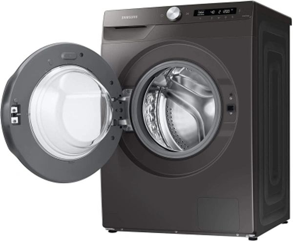 Samsung 7 Kg SAMSUNG 7 kg 5 Star Wifi AI-Enabled Fully Automatic Front Load Black, GreyColor: Inox, WhiteStar Rating: 5, Non-RatedConnectivity: Non-WiFi, WiFi EnabledFully Automatic Front Load Washing Machines have Great Wash Quality with very less running cost1200 rpm  : Higher the spin speed, lower the drying time5 Star Rating7 kg10 Days Replacement Policy, No questions asked. - Dark Gray, king