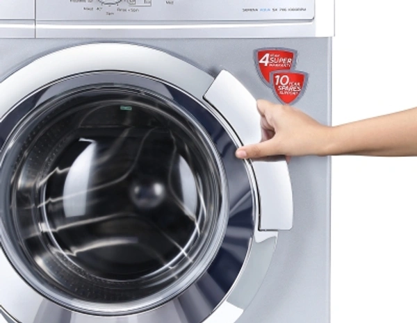 IFB 7 Kg IFB 7 kg 2D Wash, Self Diagnosis Fully Automatic Front Load with In-built Heater SilverColor: Silver, Silver, Chrome, WhiteCapacity: 6 kg, 7 kg, 8 kgStar Rating: 5, Non-RatedFully Automatic Front Load Washing Machines have Great Wash Quality with very less running cost1000 rpm  : Higher the spin speed, lower the drying timeNumber of wash programs - 157 kg10 Days Replacement Policy, - white, king