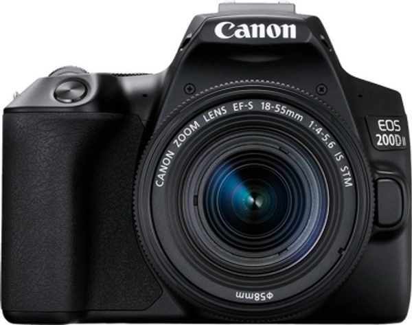 Canon EOS 200D II DSLR Camera EF-S18-55mm IS STMEffective Pixels: 24.1 MPSensor Type: CMOSWiFi AvailableFull HD7 Days Replacement Policy, No questions asked.Hurry, Only a few left! - Black, standered