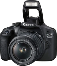 Canon EOS 1500D DSLR Camera Body+ 18-55 mm IS II LensEffective Pixels: 24.1 MPSensor Type: CMOSWiFi Available1080p recording at 30p7 Days Replacement Policy, No questions asked.Hurry, Only 5 left! - Black, standered