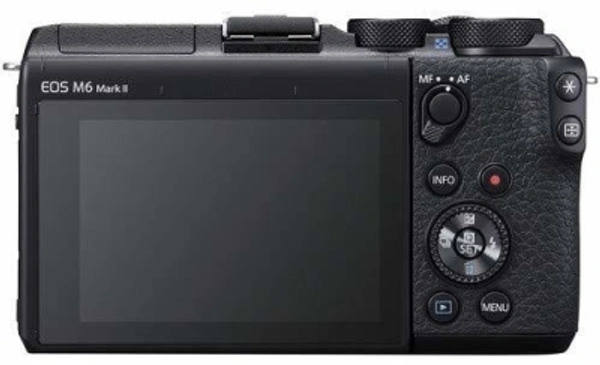 Canon m 6 Canon M6 Mark II Mirrorless Camera with 15-45 lensEffective Pixels: 32.5 MPSensor Type: CMOSWiFi Available4K7 Days Replacement Policy, No questions asked. - Black, standered