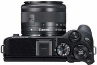 Canon m 6 Canon M6 Mark II Mirrorless Camera with 15-45 lensEffective Pixels: 32.5 MPSensor Type: CMOSWiFi Available4K7 Days Replacement Policy, No questions asked. - Black, standered