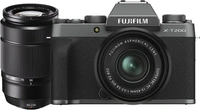 Fujifilm X Series FUJIFILM X Series X-T200 Mirrorless Camera Body with 15-45 mm + 50-230 mm Dual Lens KitVariant: Body with 15-45 mm + 50-230 mm Dual Lens Kit, Body with 15-45 mm LensColor: Black, Black, Grey, Gold, Grey, SilverEffective Pixels: 24.2 MPSensor Type: CMOSWiFi Available4K7 Days Replacement Policy, No questions asked.Hurry, Only 6 left! - Black, standered