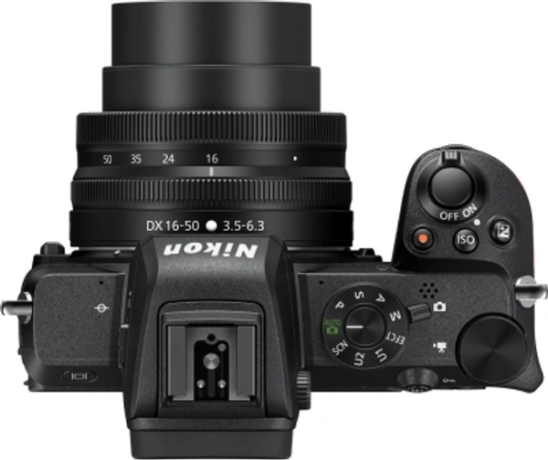 Nikon Z50 NIKON Z 50 Mirrorless Camera Body with 16-50mm & 50-250mm LensesVariant: Body with 16-50mm & 50-250mm Lenses, Body with 16-50mm LensEffective Pixels: 20.9 MPSensor Type: CMOSWiFi AvailableUHD 4K7 Days Replacement Policy, No questions asked.Hurry, Only 7 left! - Black, standered