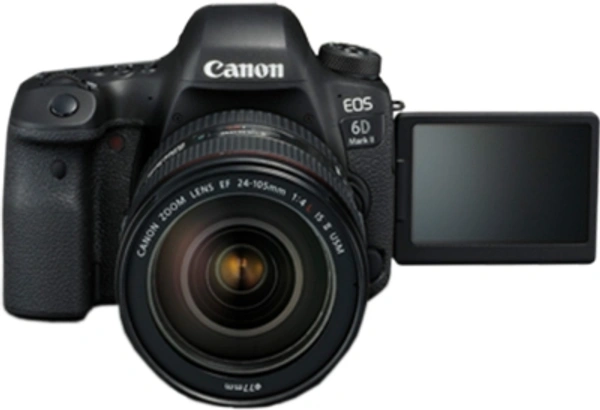 Canon EOS 6D Mark II DSLR Camera Body with Single Lens: EF24-105mm f/4L IS II USMEffective Pixels: 26.2 MPSensor Type: CMOS1080p at 60p + Time-Lapse7 Days Replacement Policy, No questions asked.Hurry, Only 1 left! - Black, standered