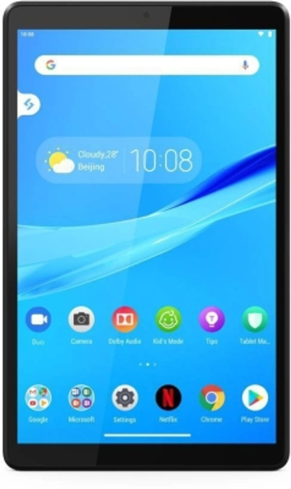 Lenovo M8 Full HD 4 GB RAM 64 GB ROM 8 inches with Wi-Fi+4G Tablet (platinum grey)Connectivity: Wi-Fi+4GStorage: 64 GB4 GB RAM | 64 GB ROM | Expandable Upto 256 GB20.32 cm (8 inches) Display13 MP Primary Camera | 5 MP FrontAndroid 9 Pie | Battery: 5100 mAhVoice Call (Single Sim)Processor: MediaTek Helio P22T Tab Octa-Core Processor7 Days Replacement Policy, No questions asked. - Black, standered