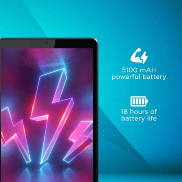 Lenovo M8 Full HD 4 GB RAM 64 GB ROM 8 inches with Wi-Fi+4G Tablet (platinum grey)Connectivity: Wi-Fi+4GStorage: 64 GB4 GB RAM | 64 GB ROM | Expandable Upto 256 GB20.32 cm (8 inches) Display13 MP Primary Camera | 5 MP FrontAndroid 9 Pie | Battery: 5100 mAhVoice Call (Single Sim)Processor: MediaTek Helio P22T Tab Octa-Core Processor7 Days Replacement Policy, No questions asked. - Black, standered