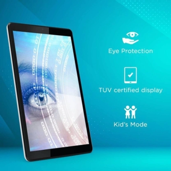 Lenovo M8 Full HD 4 GB RAM 64 GB ROM 8 inches with Wi-Fi+4G Tablet (platinum grey)Connectivity: Wi-Fi+4GStorage: 64 GB4 GB RAM | 64 GB ROM | Expandable Upto 256 GB20.32 cm (8 inches) Display13 MP Primary Camera | 5 MP FrontAndroid 9 Pie | Battery: 5100 mAhVoice Call (Single Sim)Processor: MediaTek Helio P22T Tab Octa-Core Processor7 Days Replacement Policy, No questions asked. - Black, standered