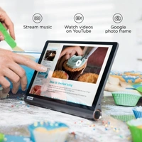 Lenovo Yoga Smart Tab with Google Assistant 4 GB RAM 64 GB ROM 10.1 inch with Wi-Fi+4G Tablet (Iron Grey)Connectivity: Wi-Fi+4GStorage: 64 GB4 GB RAM | 64 GB ROM | Expandable Upto 256 GB25.65 cm (10.1 inch) Full HD Display8 MP Primary Camera | 5 MP FrontAndroid 10 | Battery: 7000 mAh Lithium PolymerVoice Call (Single Sim, LTE)Processor: Qualcomm Snapdragon 439 Octa Core (4 x A53 at - Black, standered
