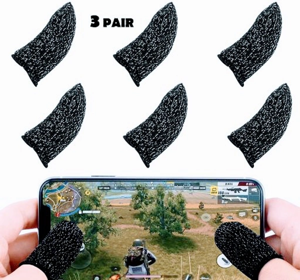 Imported Checkout this latest Soft ToysProduct Name: *PUBG Thumb Sleeve 3 PAIR* - Grey Black, free