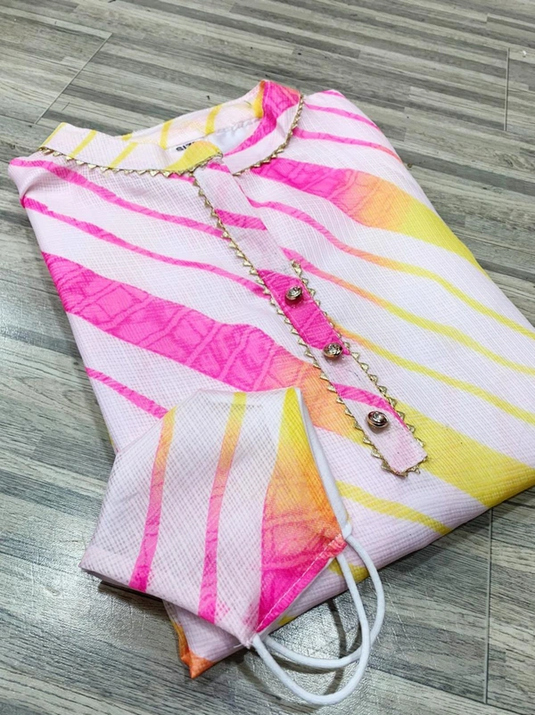 Stylolook Wholesale Deal Only 🥀Kota Chex Ladies Kurty - Multicoulor, All