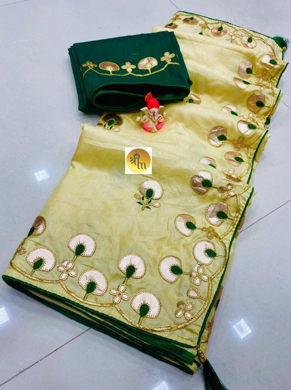 Stylolook Whoalsale Deal Only 🥀Rakhi Dhamaka Partyware Saree - Multicoulor, Free